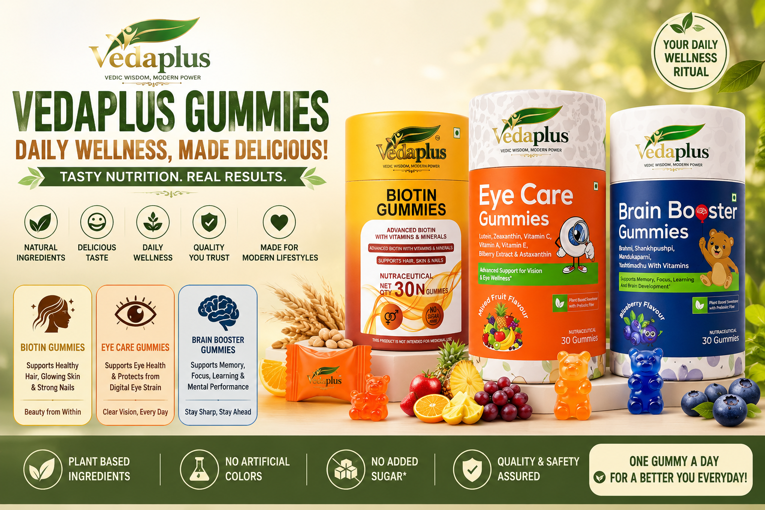 Vedaplus Gummies: A Delicious Way to Support Daily Wellness