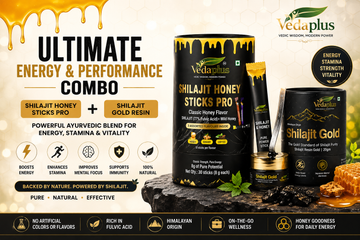 Shilajit Resin Gold & Honey Sticks Pro Combo: The Ultimate Daily Energy and Vitality Solution