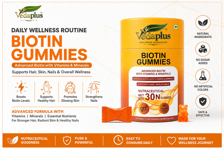 Biotin Gummies – Daily Beauty Nutrition for Hair, Skin & Nails